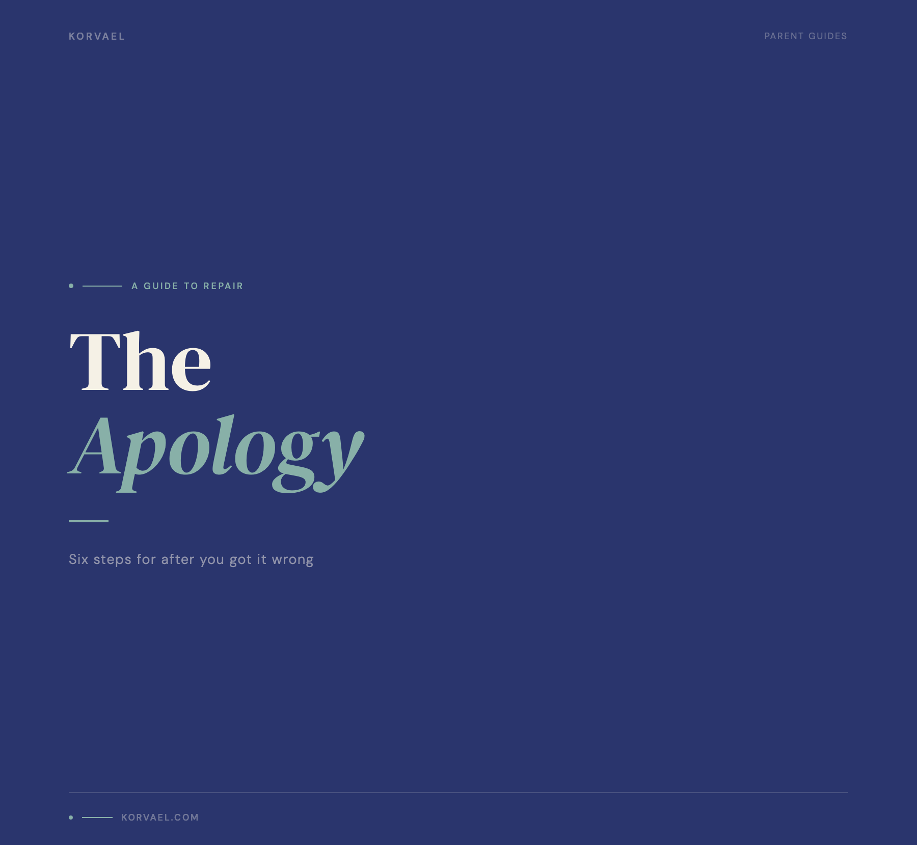 The Apology