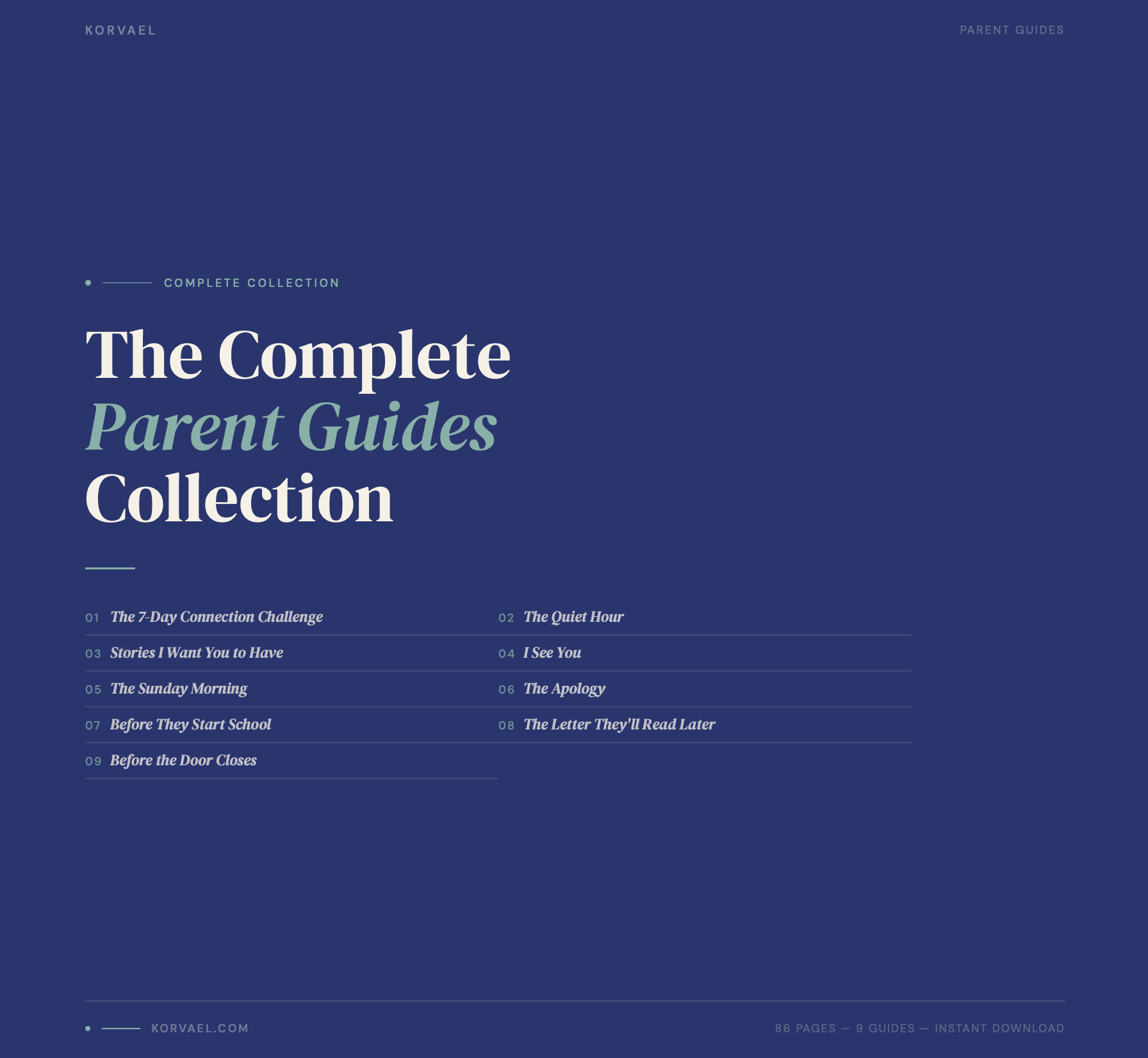 The Complete Parent Guides Collection